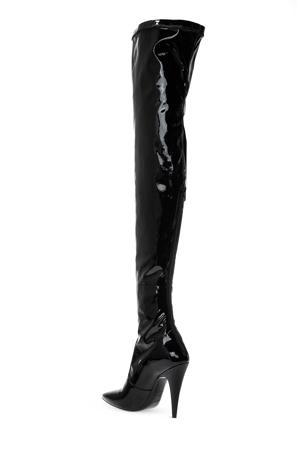 Saint Laurent ‘Aylah’ latex thigh-high boots